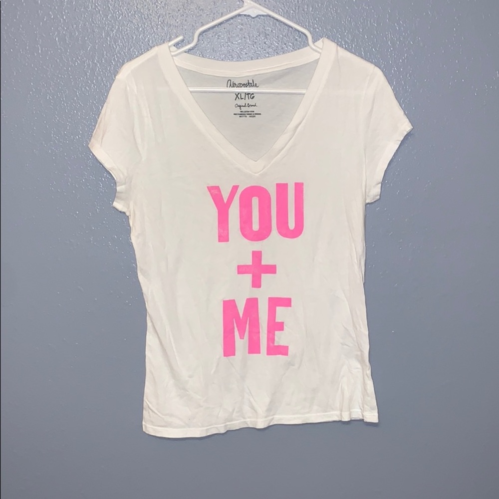 V-neck graphic tee